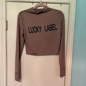 Women's Brown Long Sleeve‎ cotton polyester dd6